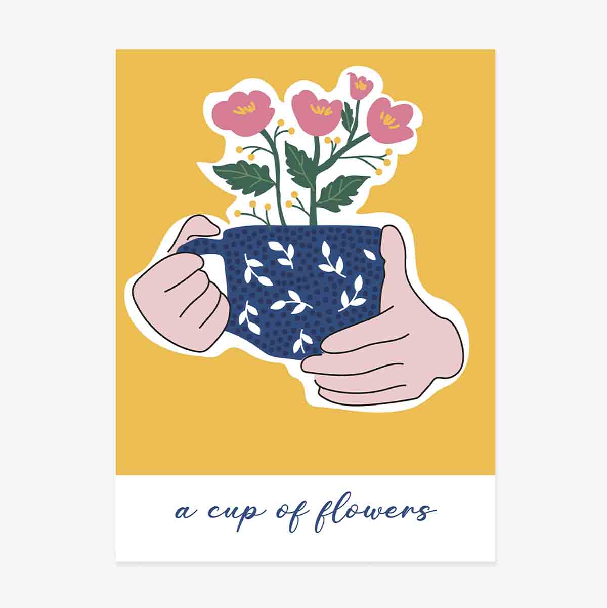 Poster “Una tazza di fiori”