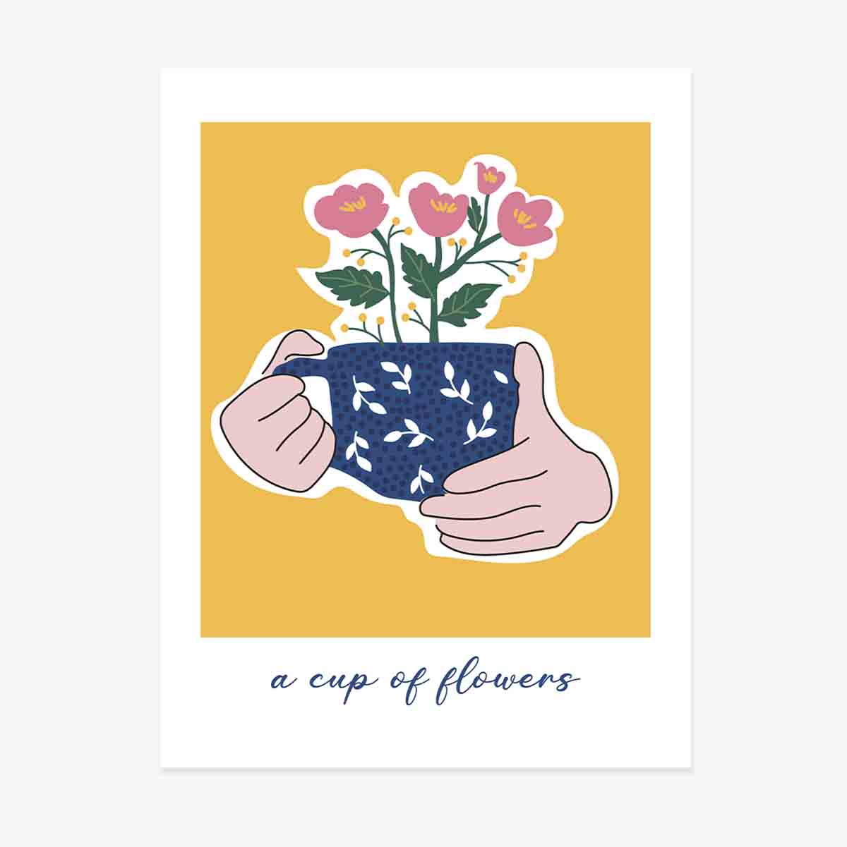 Poster “Una tazza di fiori”