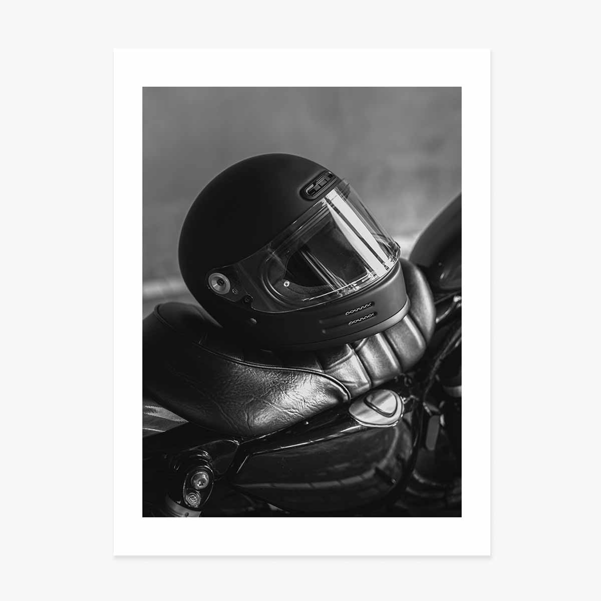 Poster: Casco da motociclista