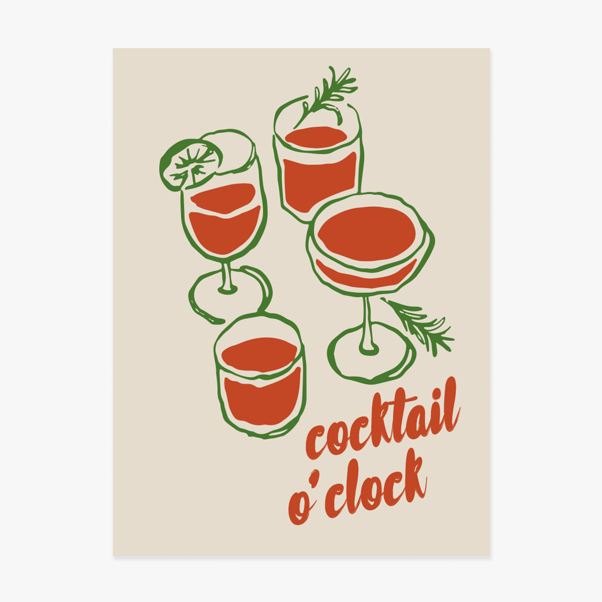 Poster “Cocktail o