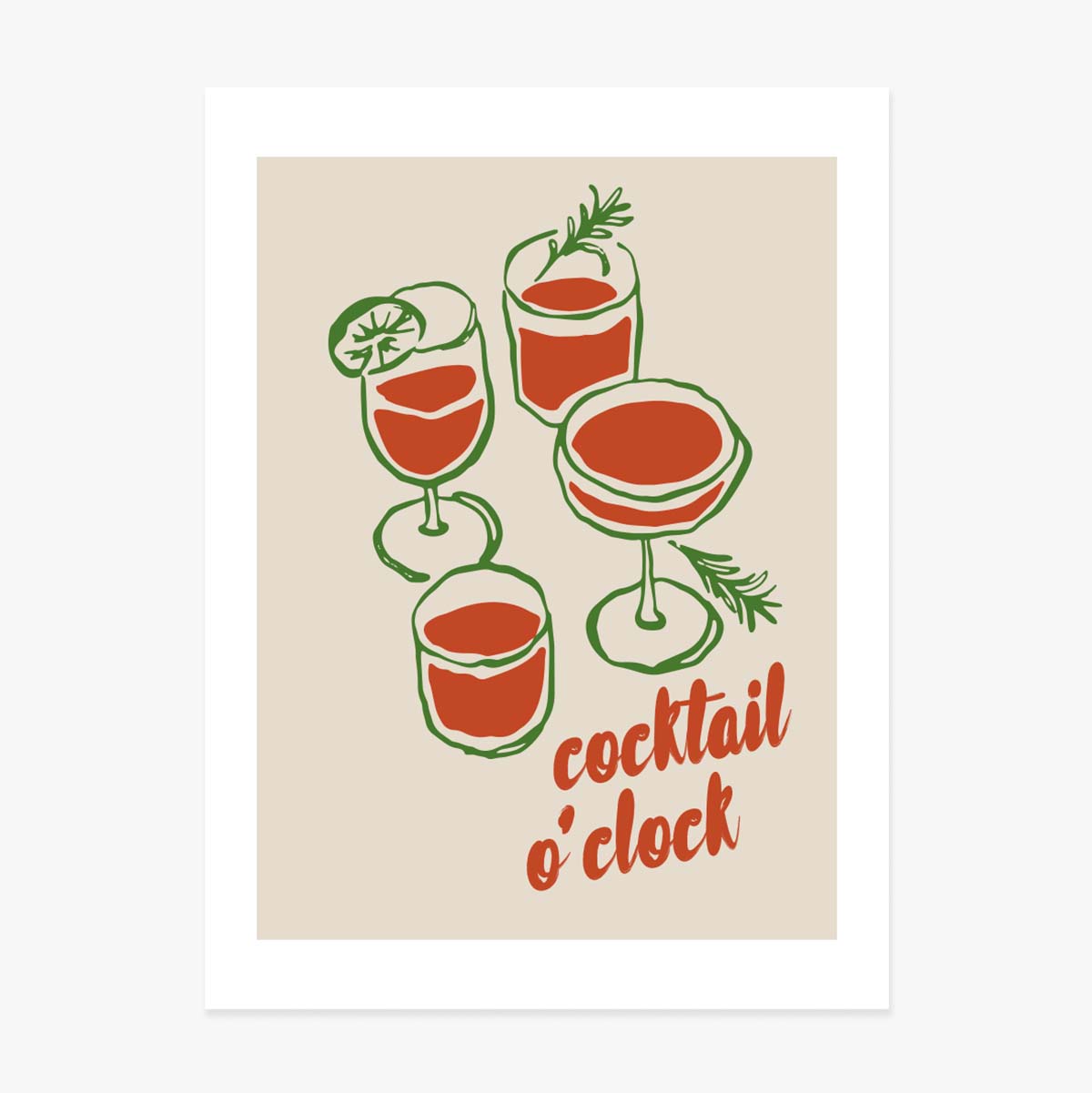 Poster “Cocktail o