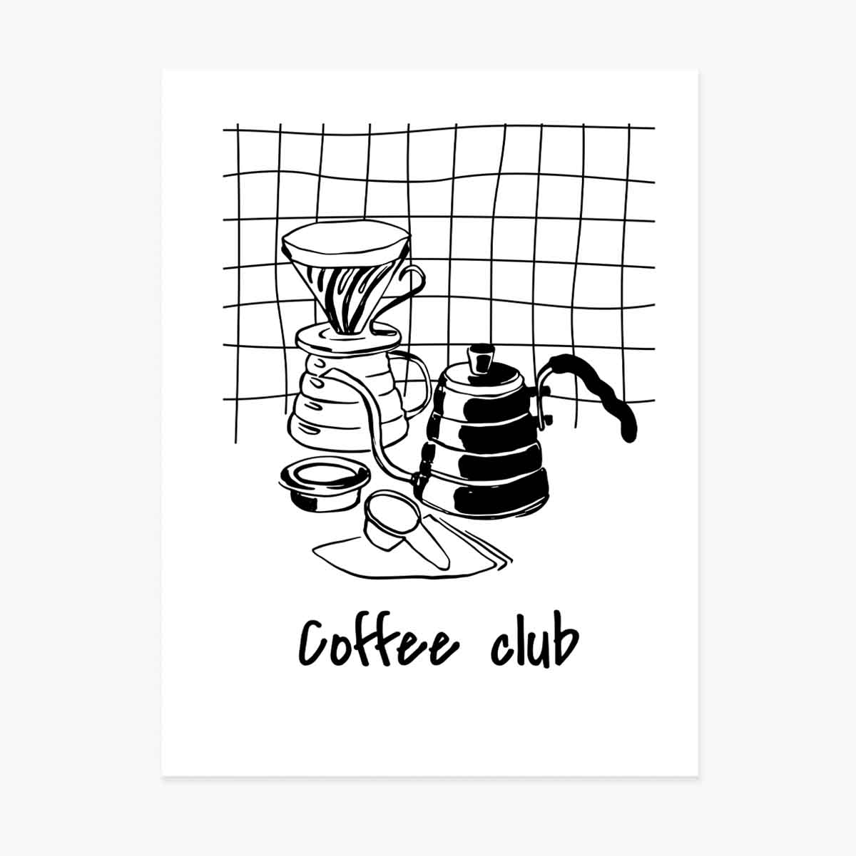 Poster Coffee Club