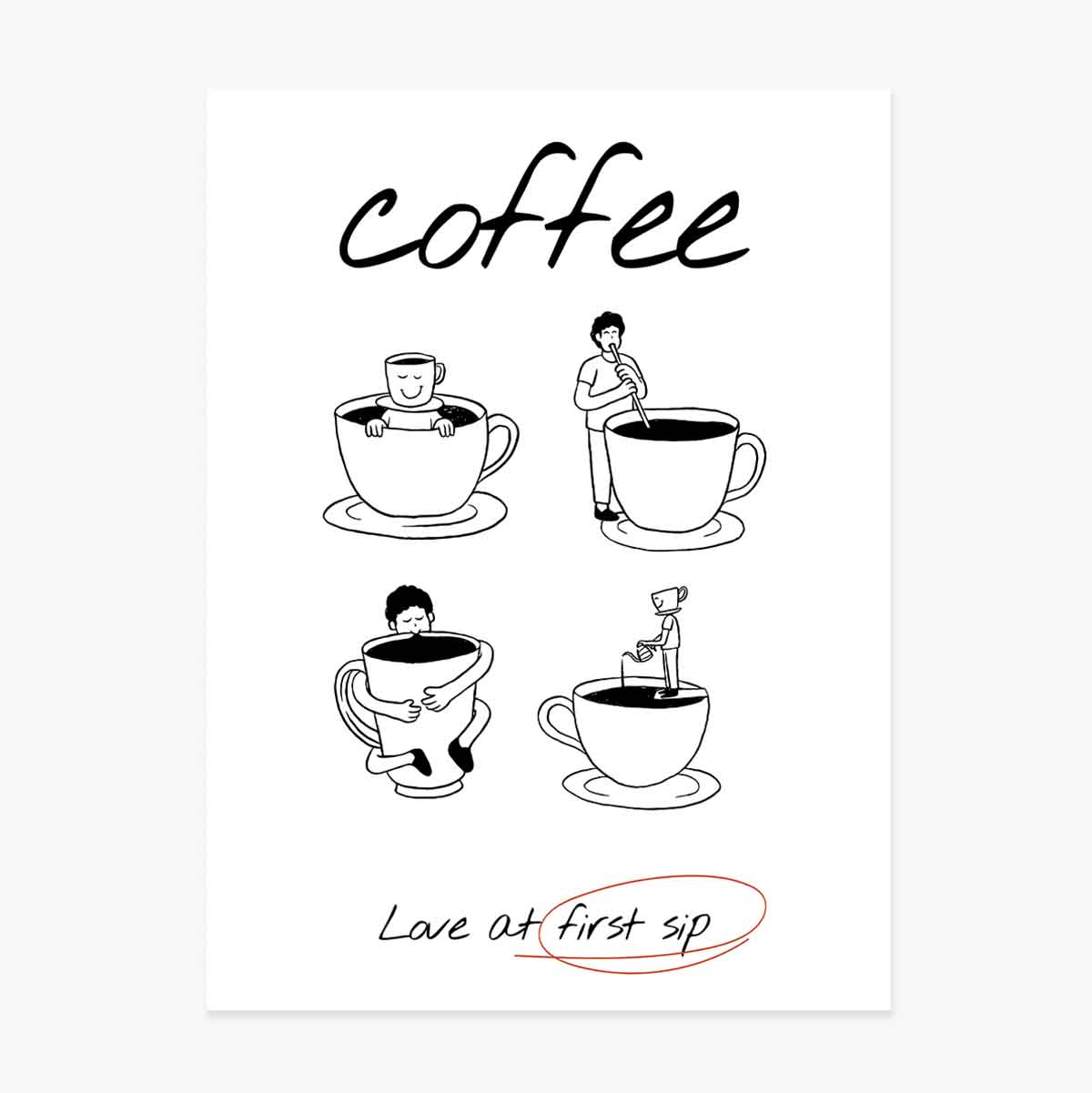 Poster “Coffee love”