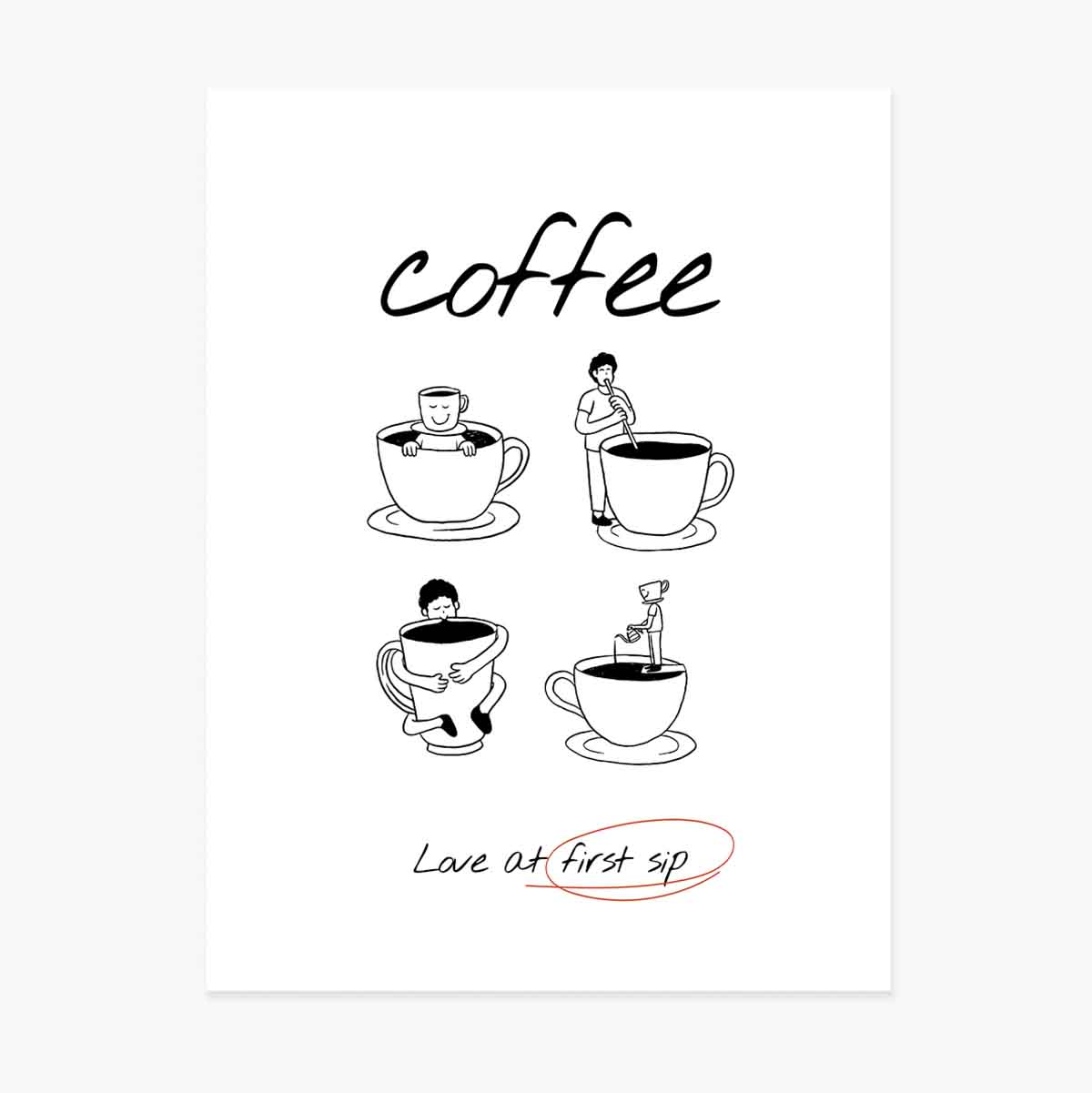 Poster “Coffee love”
