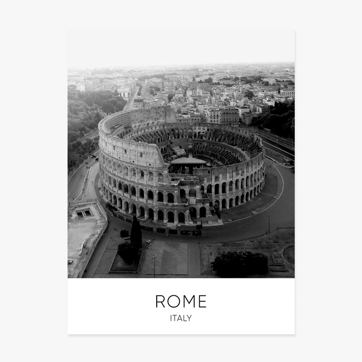Poster del Colosseo di Roma, Italia