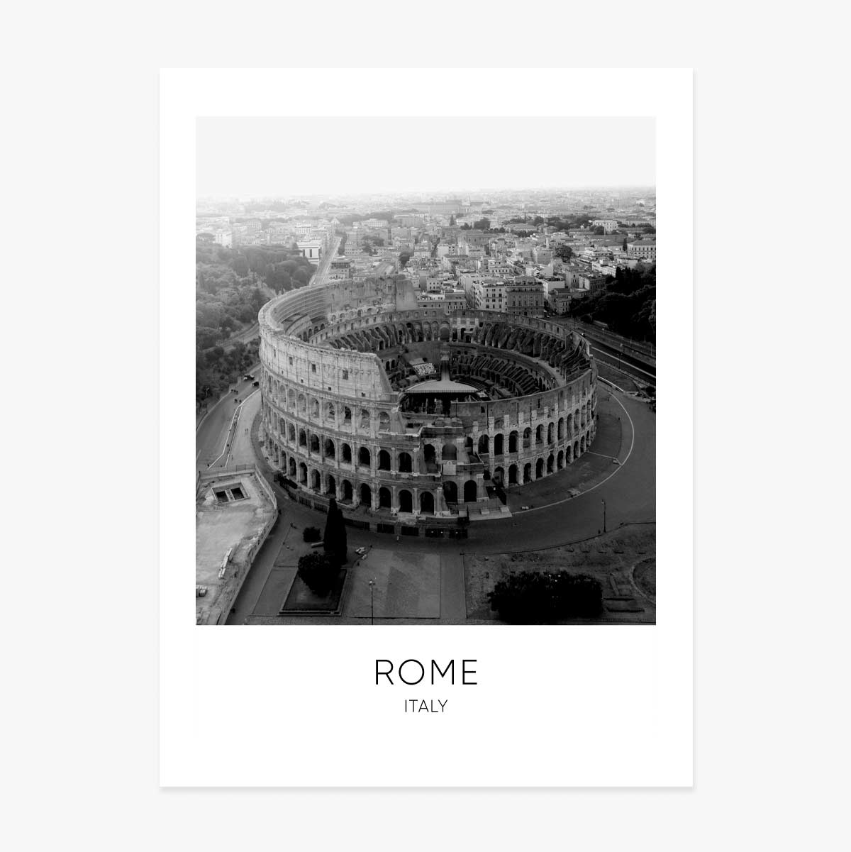 Poster del Colosseo di Roma, Italia