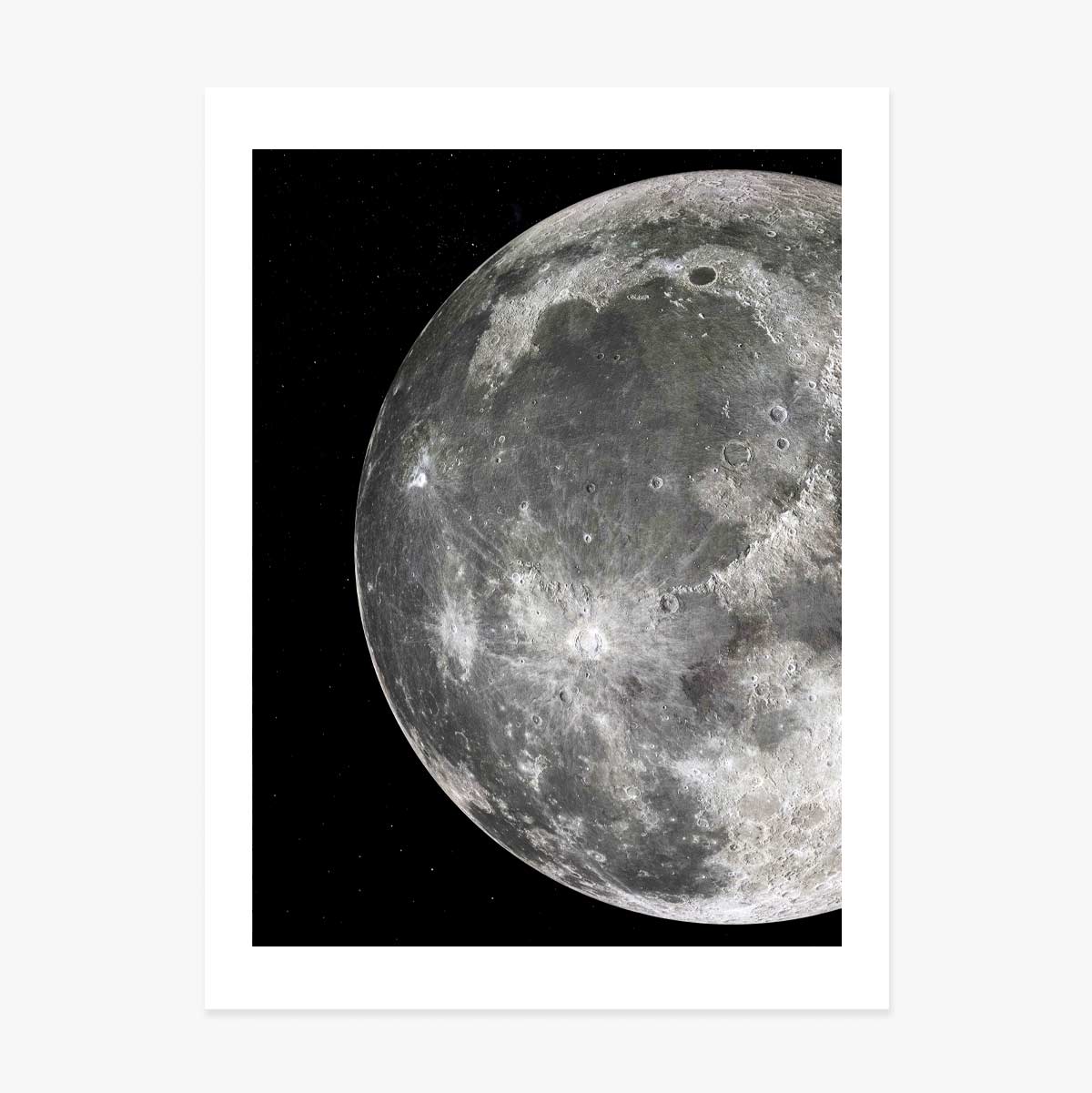Poster "Dettaglio della Luna"