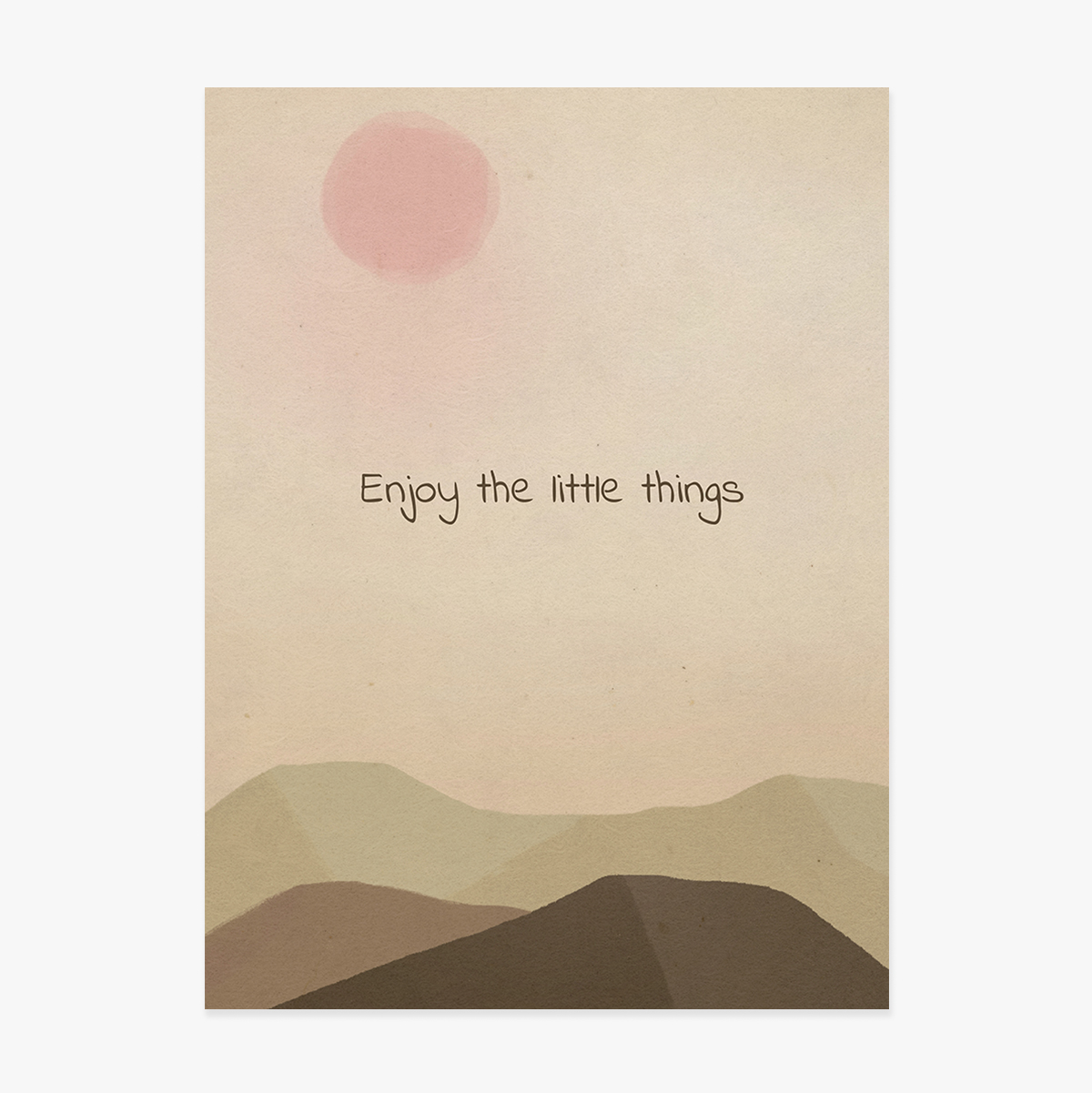 Poster “Goditi le piccole cose”
