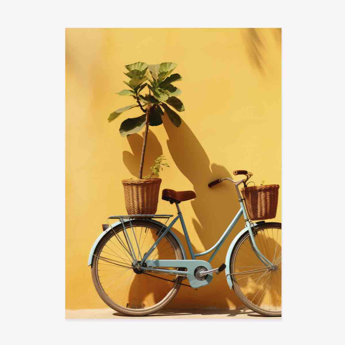 Poster “La bicicletta con la pianta”