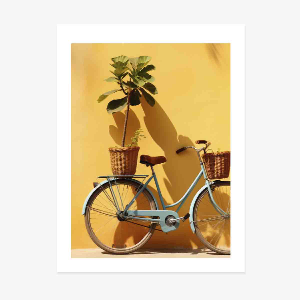Poster “La bicicletta con la pianta”