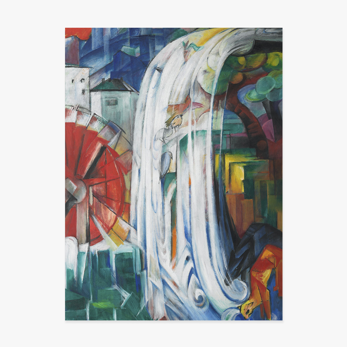 Poster di Franz Marc, Il mulino incantato, 1913
