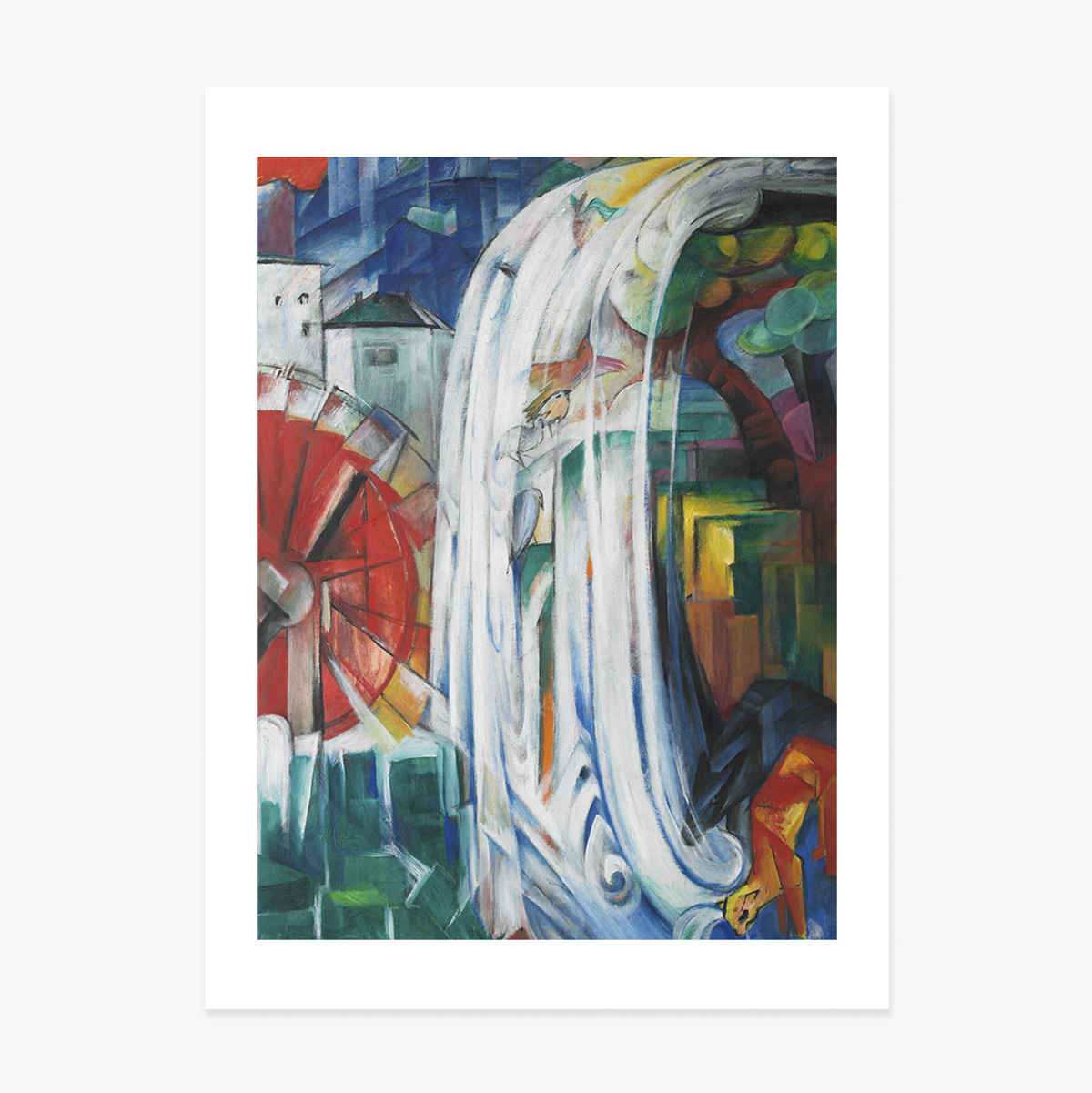 Poster di Franz Marc, Il mulino incantato, 1913