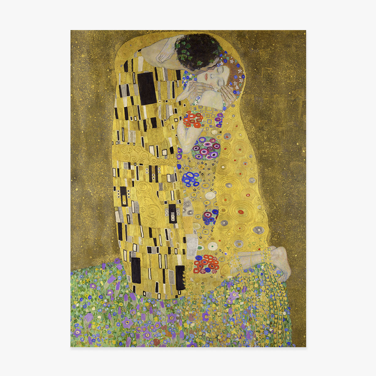 Poster di Gustav Klimt, Il bacio, 1908