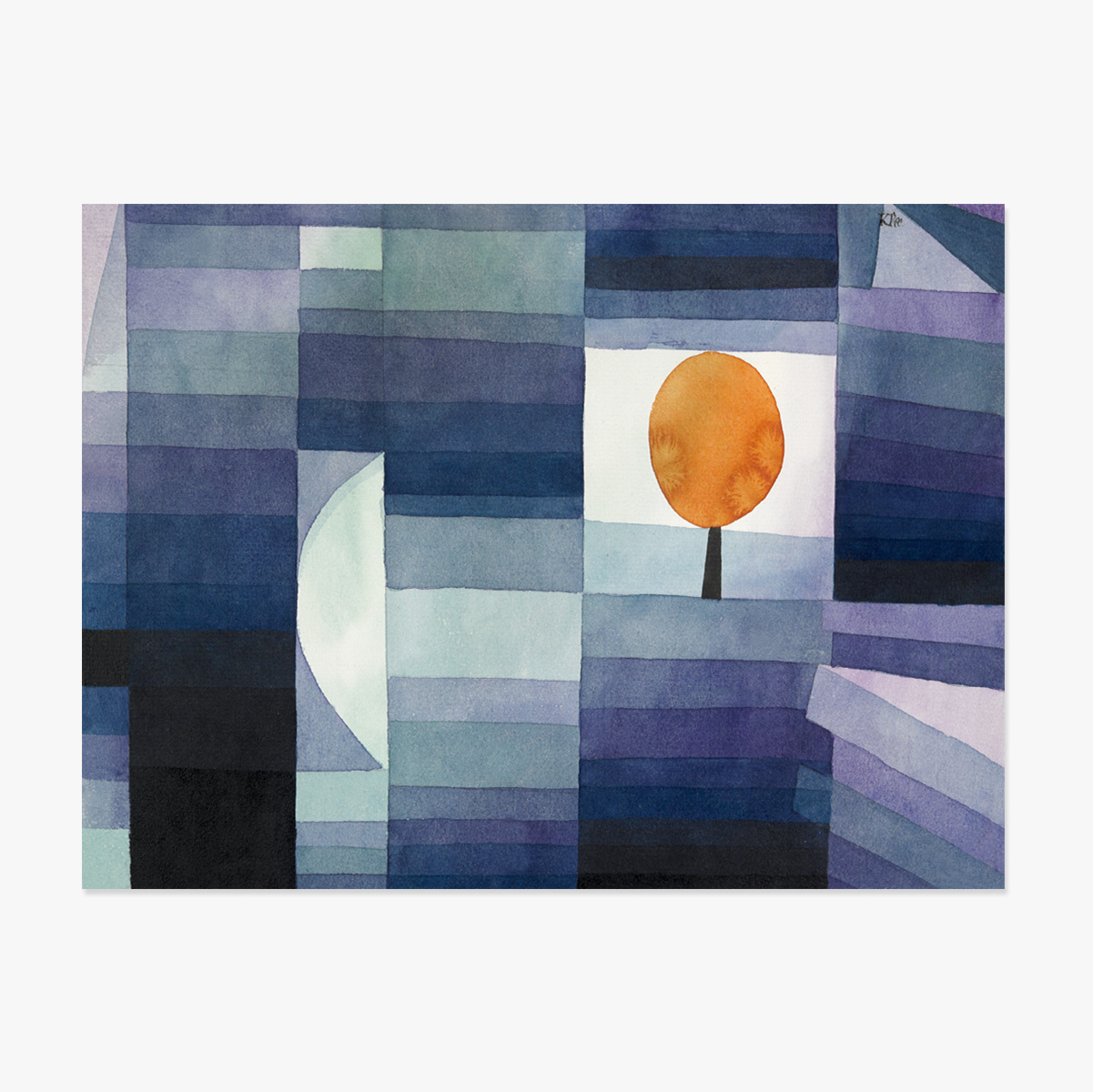 Poster in formato orizzontale - Paul Klee - Il messaggero della primavera 1922