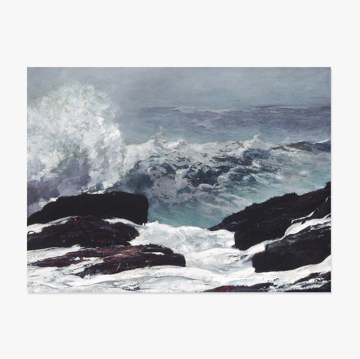 Poster in formato orizzontale - Winslow Homer - Northeaster 1895