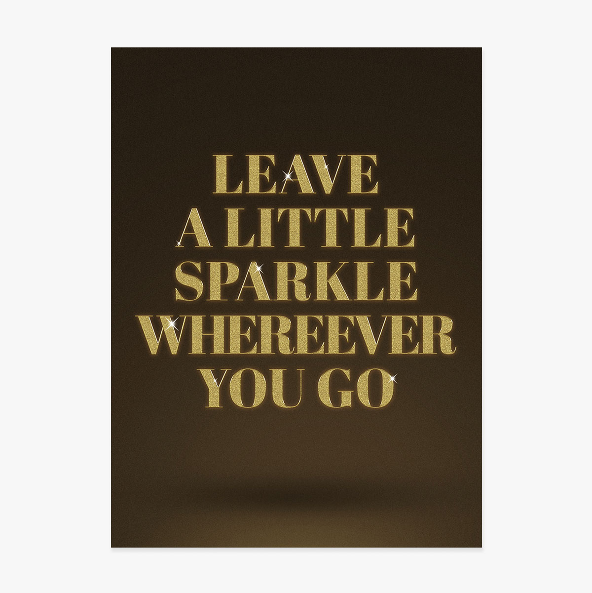 Poster “Leave a spark”