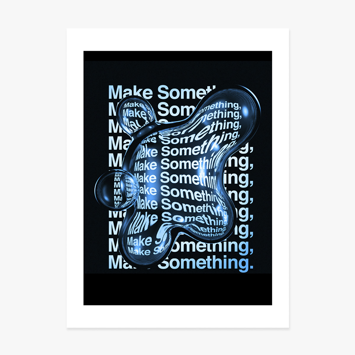 Poster Make something
