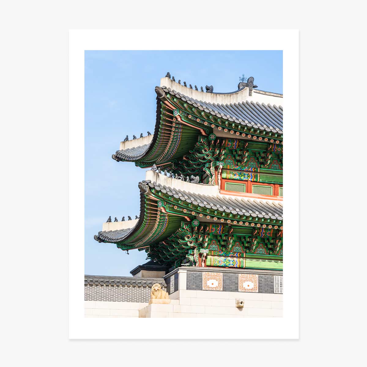 Poster del Palazzo di Seul, Corea del Sud