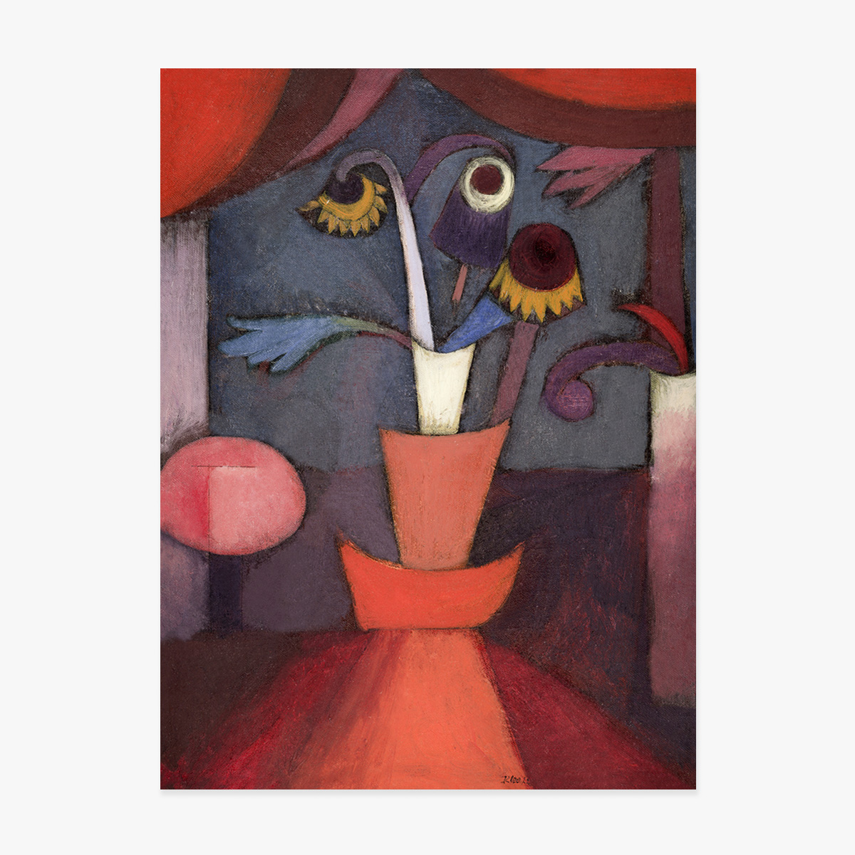 Poster di Paul Klee, “Autumn Flower” 1922