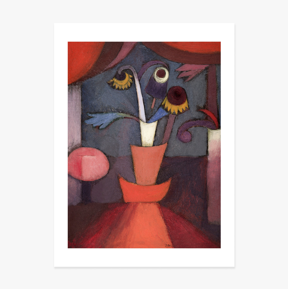 Poster di Paul Klee, “Autumn Flower” 1922