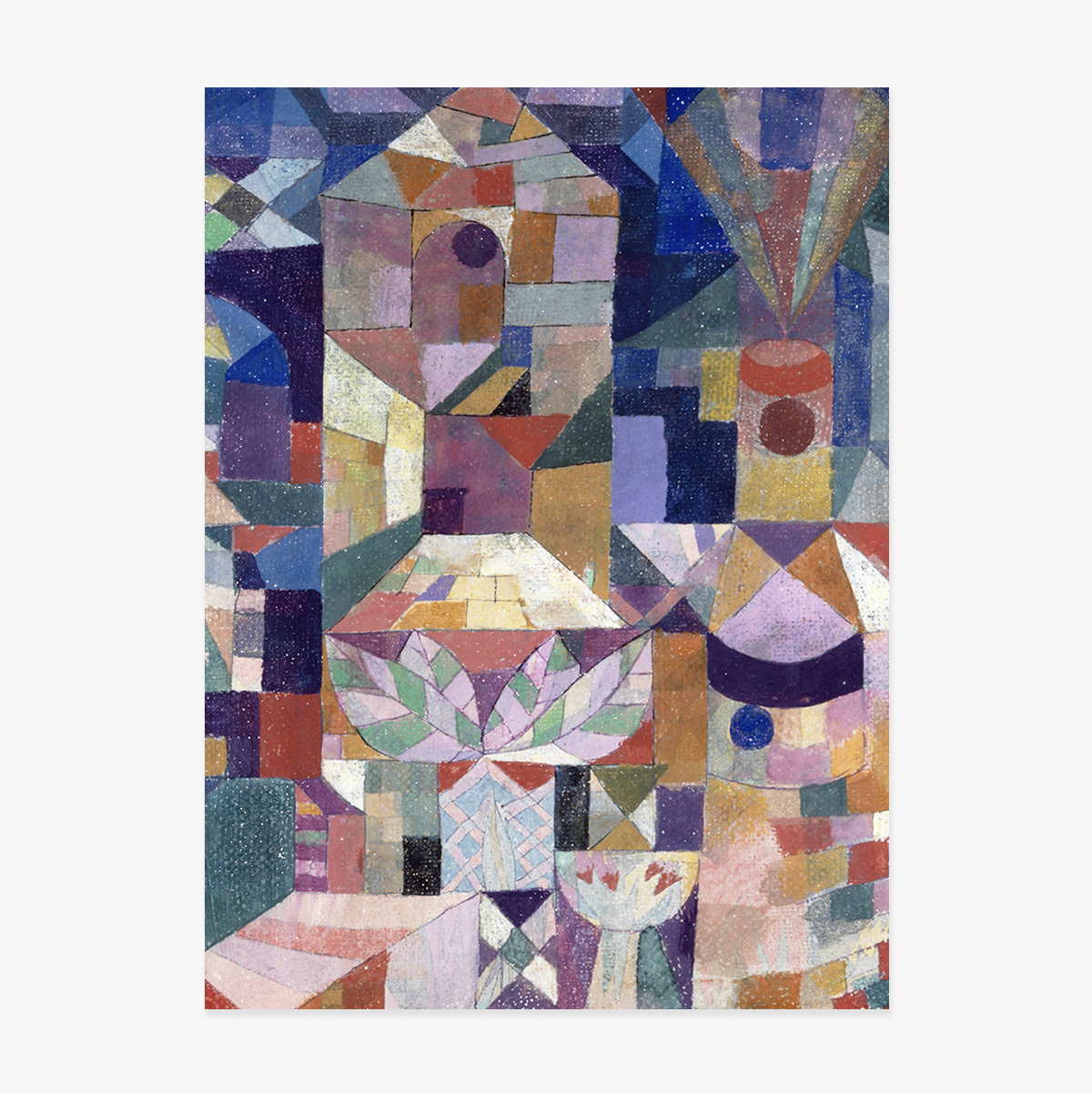 Poster di Paul Klee, Burggarten 1919