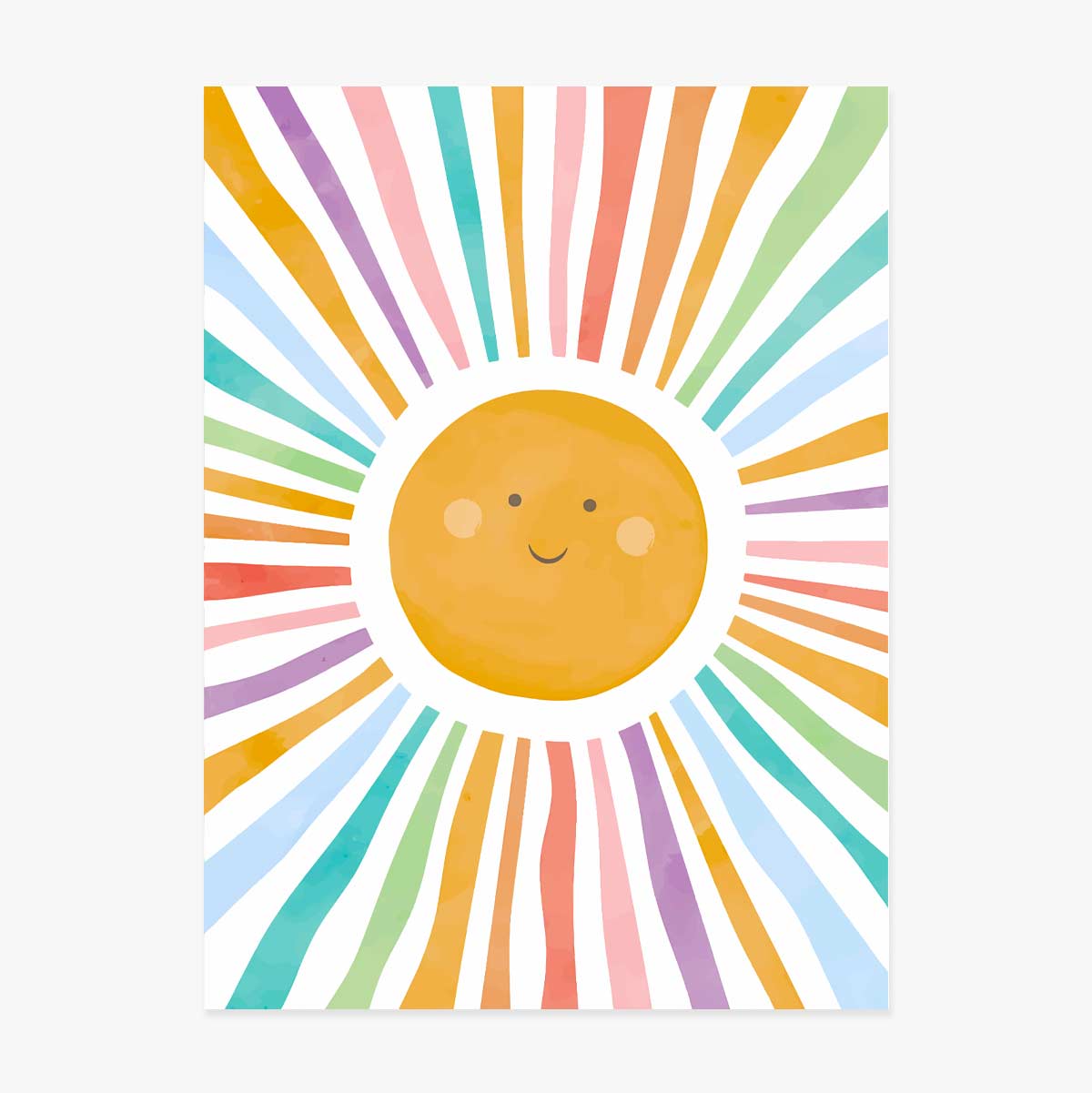 Poster “Sole colorato”