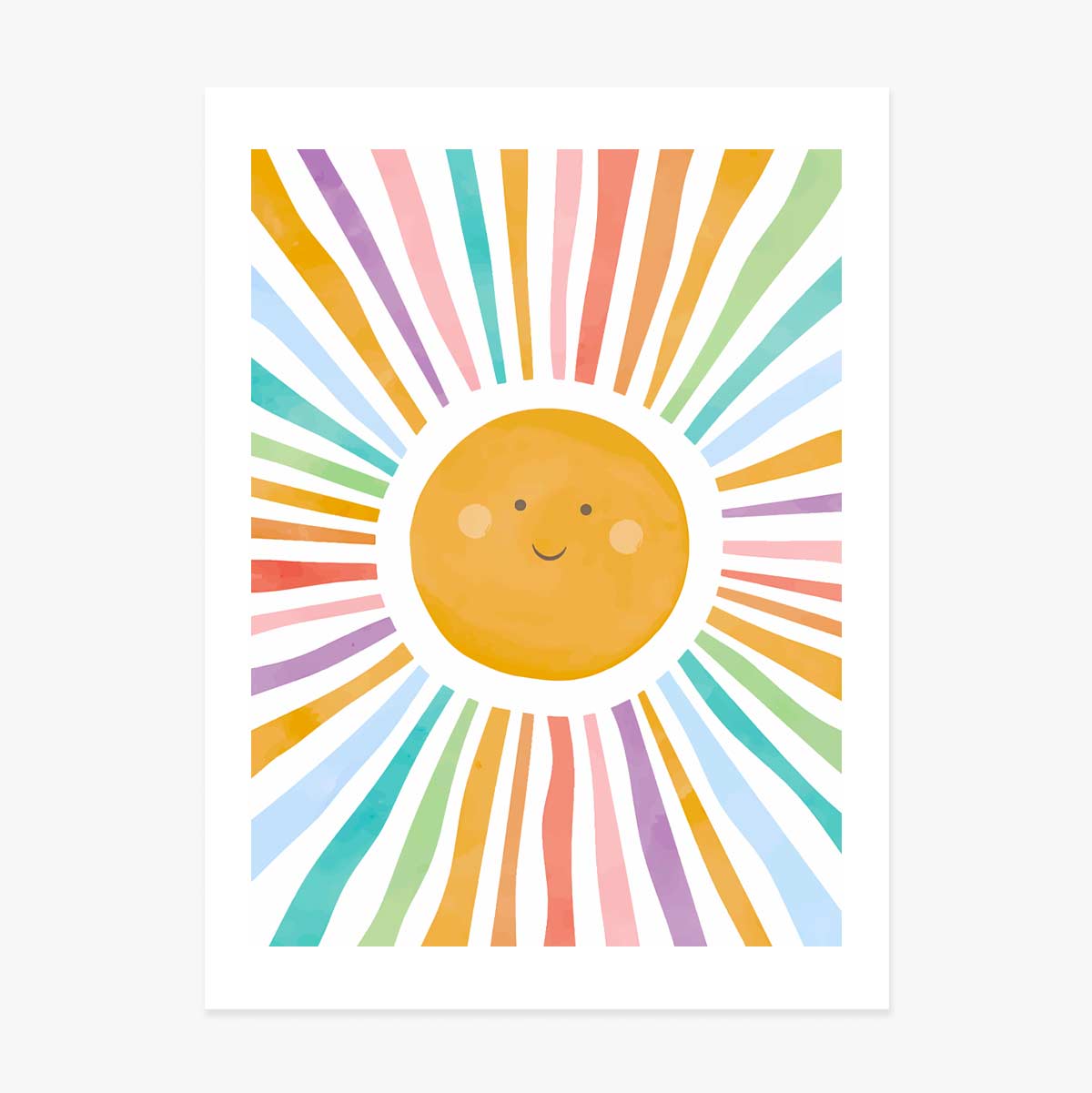 Poster “Sole colorato”