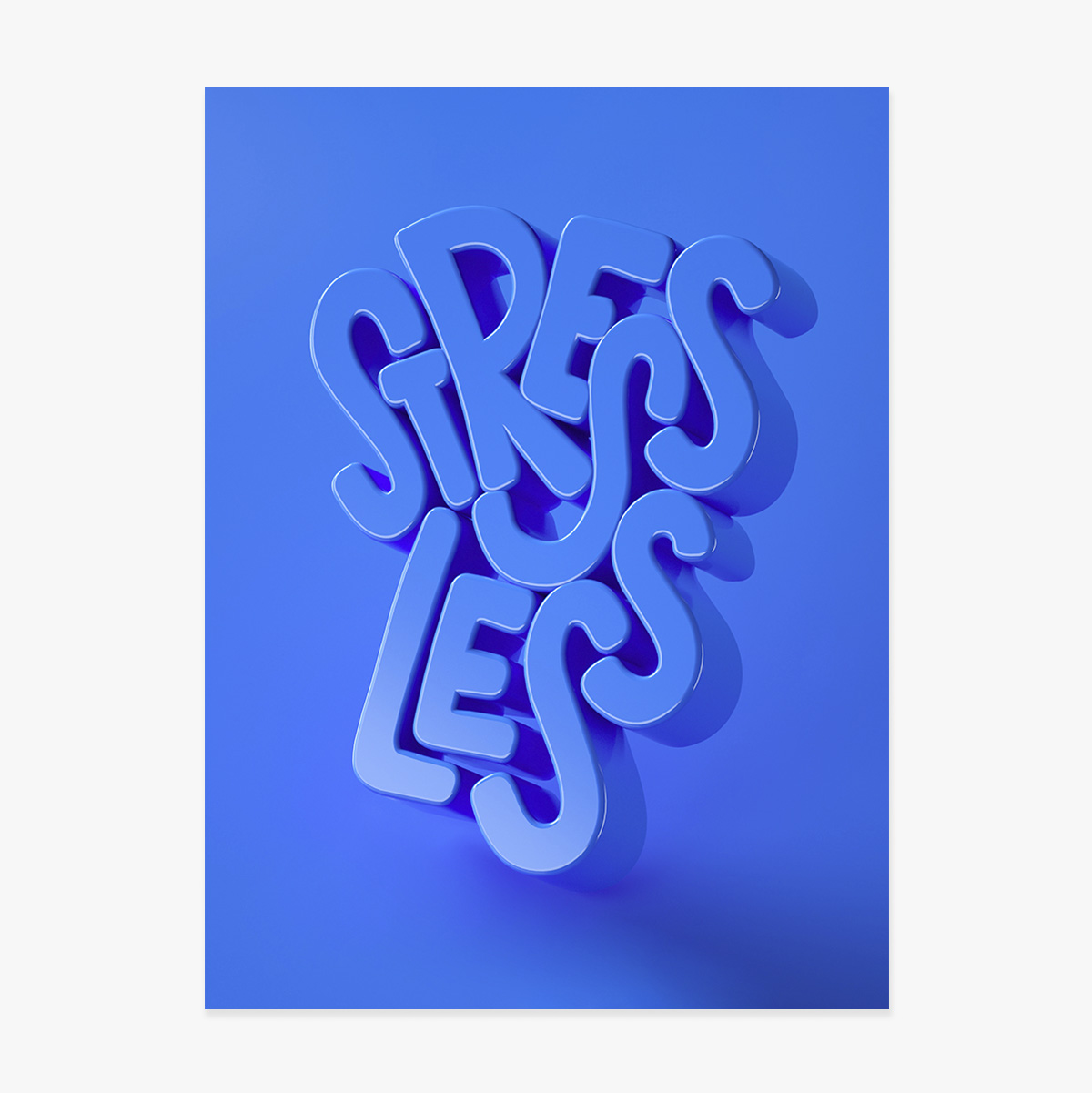 Poster "Stress Less"