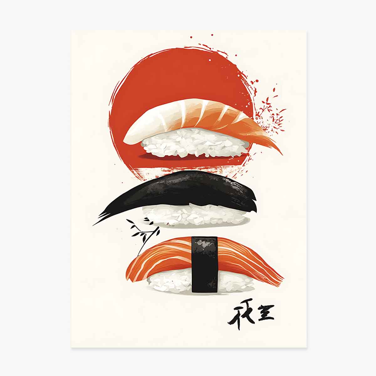 Poster "Sushi art"