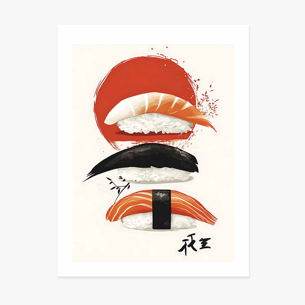 Poster "Sushi art"