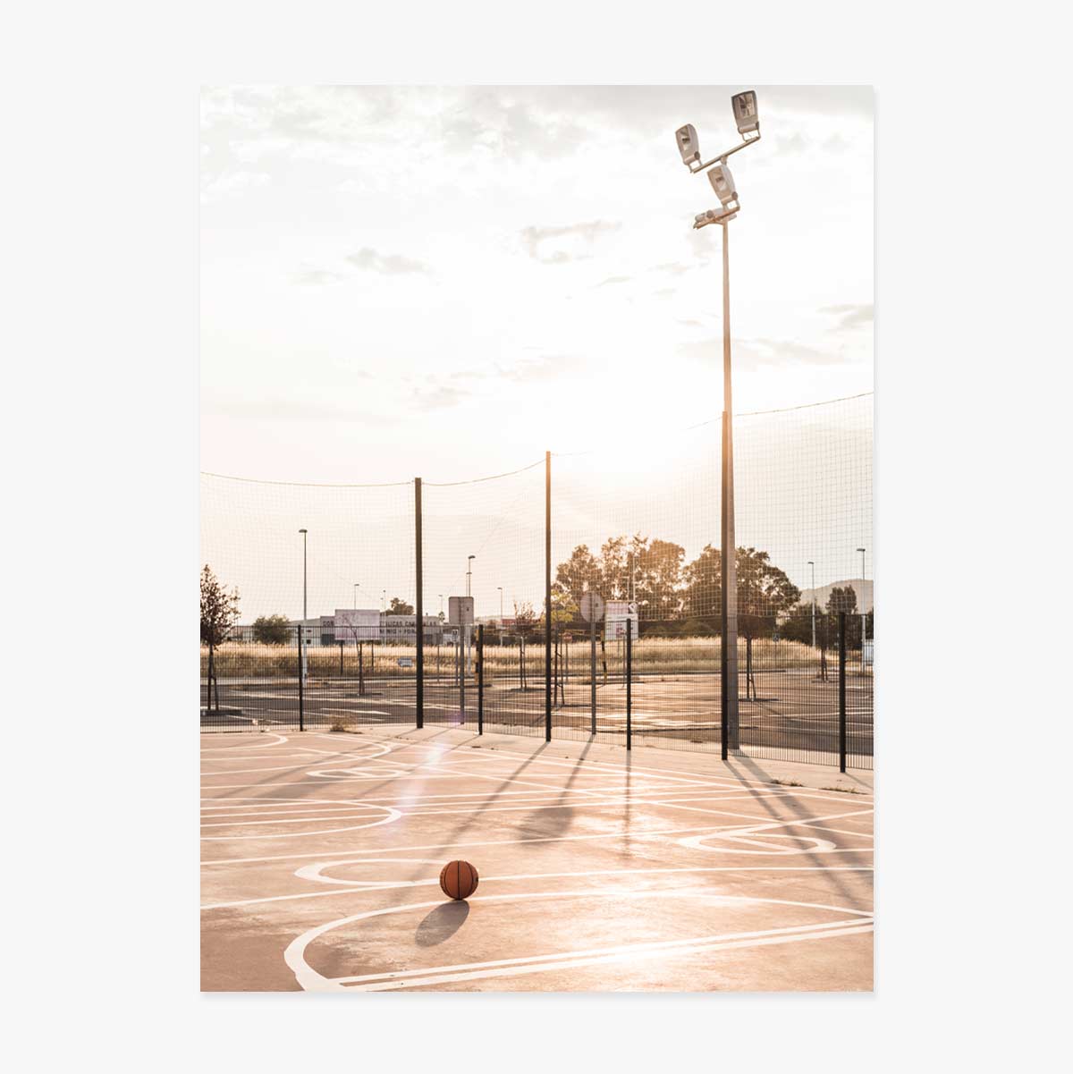 Poster “Campo da basket”