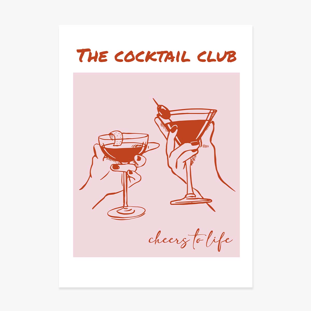 Poster "The Cocktail Club"
