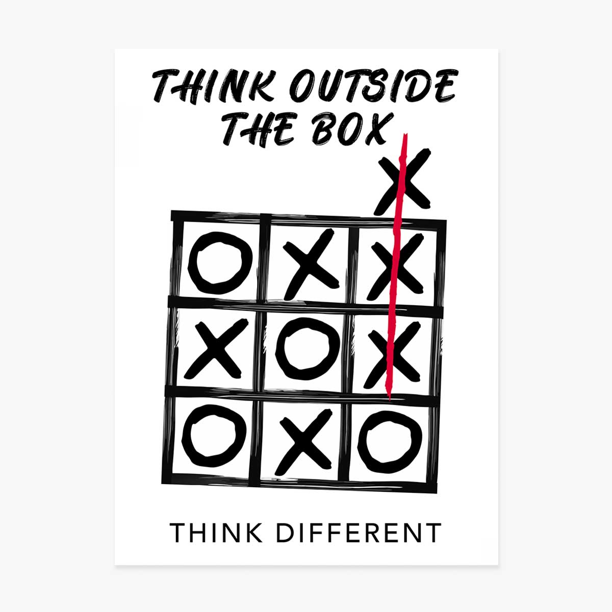 Poster “Think outside the box”